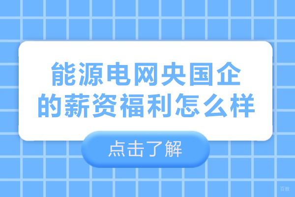 能源电网央国企的薪资福利怎么样
