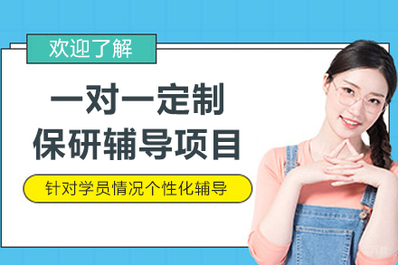 上海一对一定制保研辅导项目