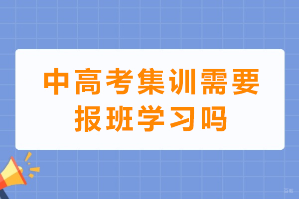 成都早教中小学-中高考集训需要报班学习吗