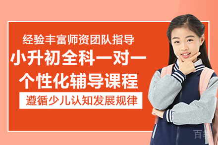 临沂小升初全科一对一个性化辅导课程