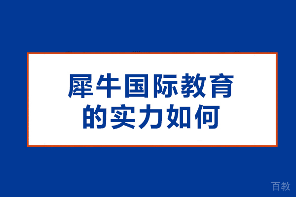 长春犀牛国际教育实力如何-实力强不强