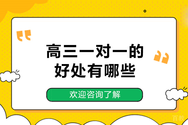高三一对一的好处有哪些-高三一对一辅导的重要性