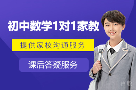 初中数学1对1家教辅导