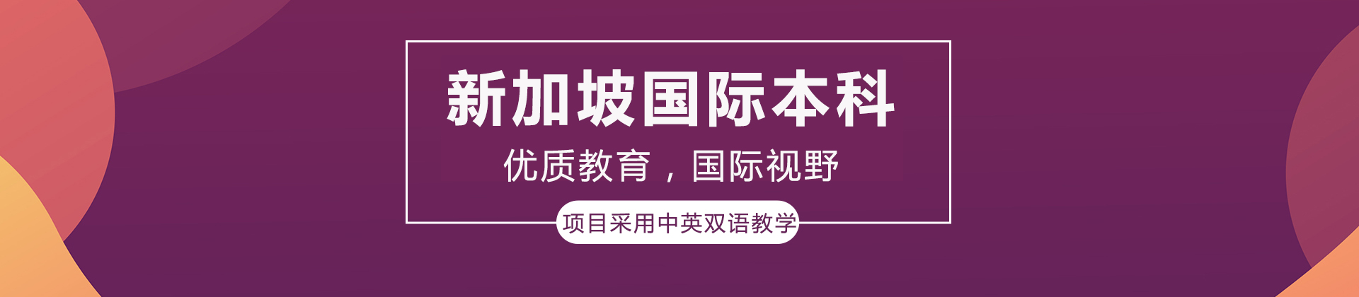 新加坡国际本科