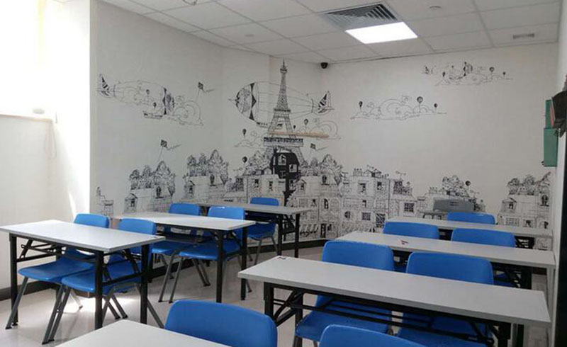 广州笨猪法语学校课堂环境
