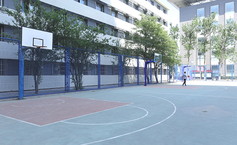 北京文都考研培训学校校区篮球场营地