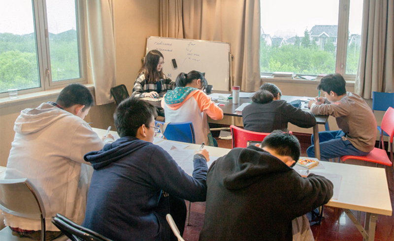 上海蘑菇教育_学员们正在讨论