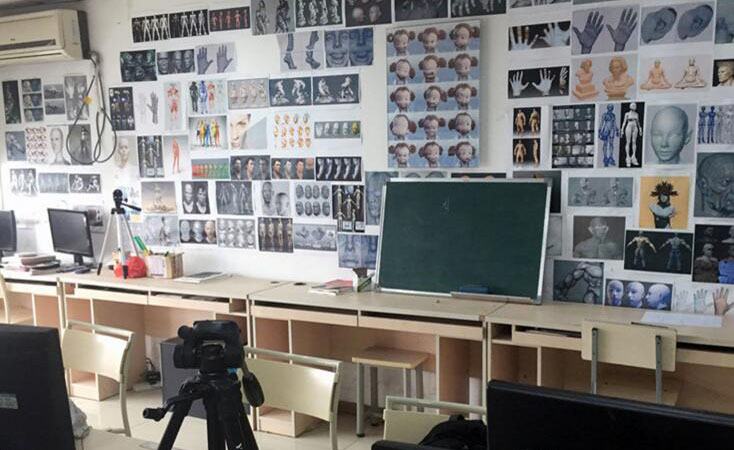 杭州春华教育平面设计教室