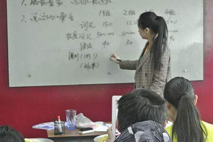 厦门儒森汉语_老师上课