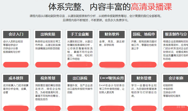 高清录播课