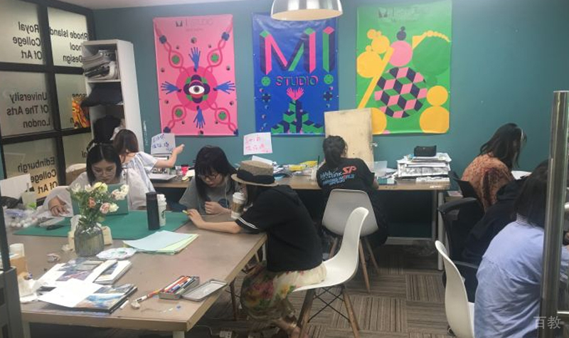 上海艺术作品集培训学校_教室一览
