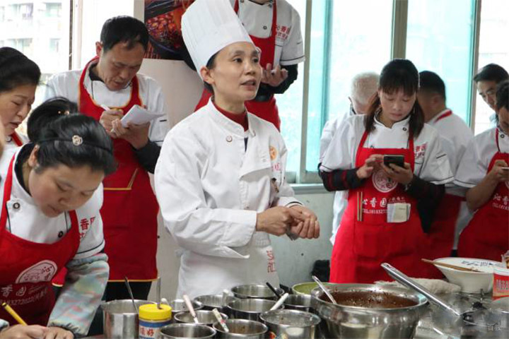 小吃教学现场