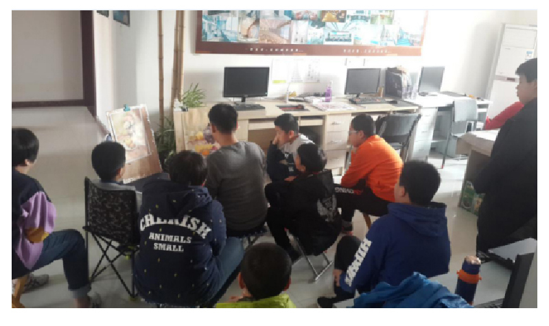 石家庄艺点通画室_教学环境