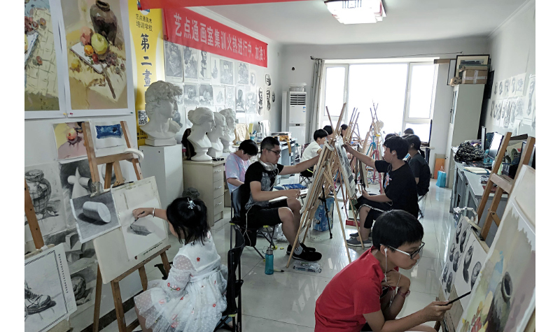 石家庄艺点通画室_教学环境