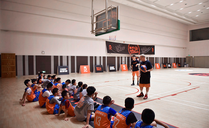 北京五星体育篮球班学生