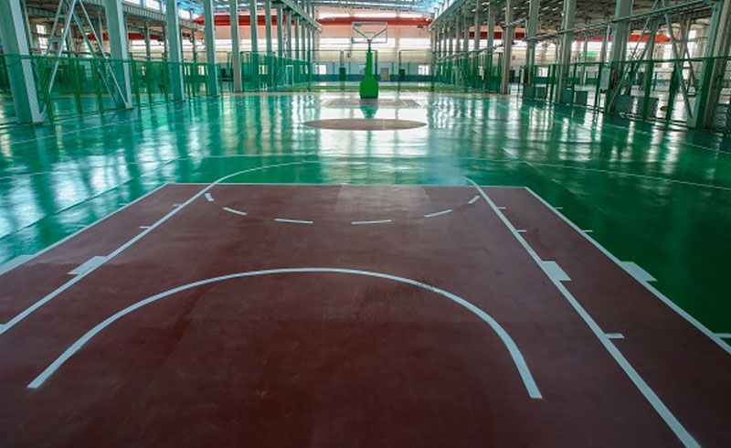 太原山西剑桥国际学校篮球场
