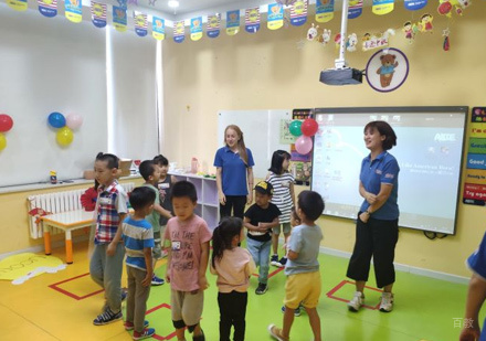 北京爱贝国际少儿英语_课堂场景
