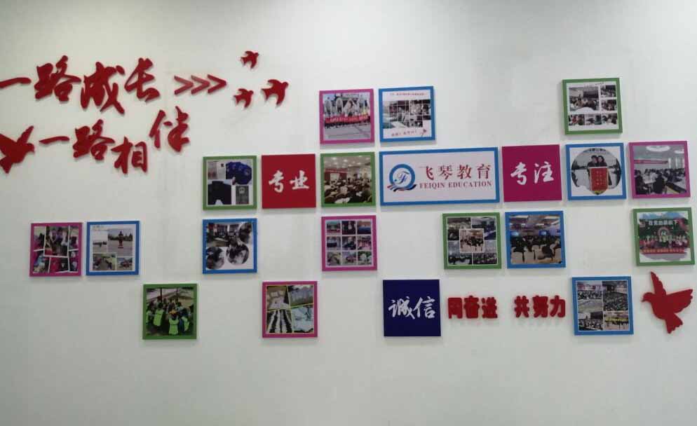 合肥飞琴教育学校照片墙
