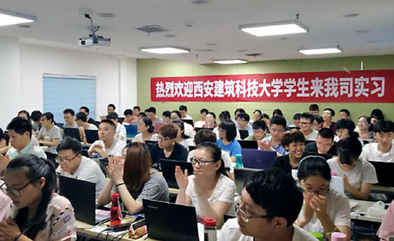 西安文都智链学校_大学生来我校实习