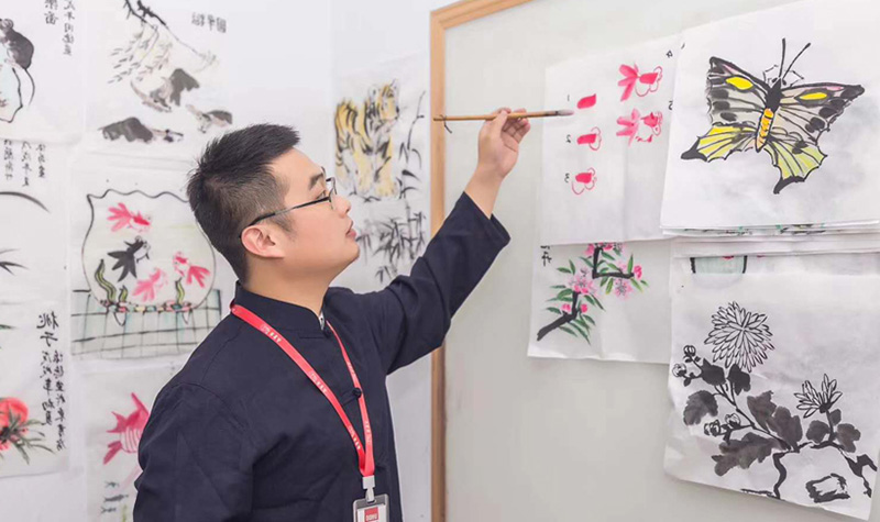 上海昂立国学国画教师