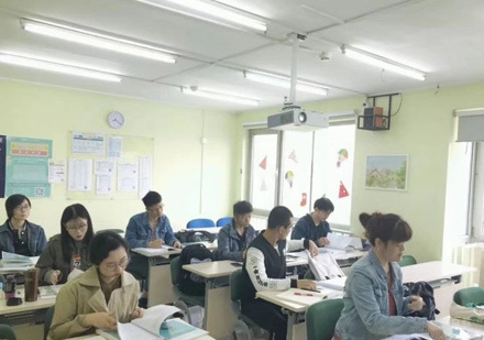 北京莱茵春天德语学校_上课场景