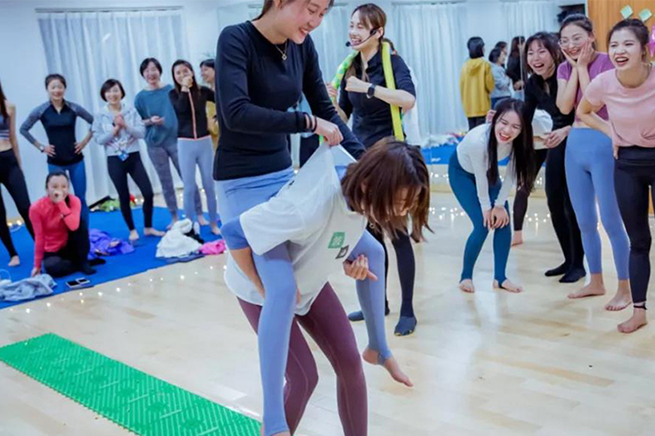 北京亚洲TB瑜伽学院课堂活动