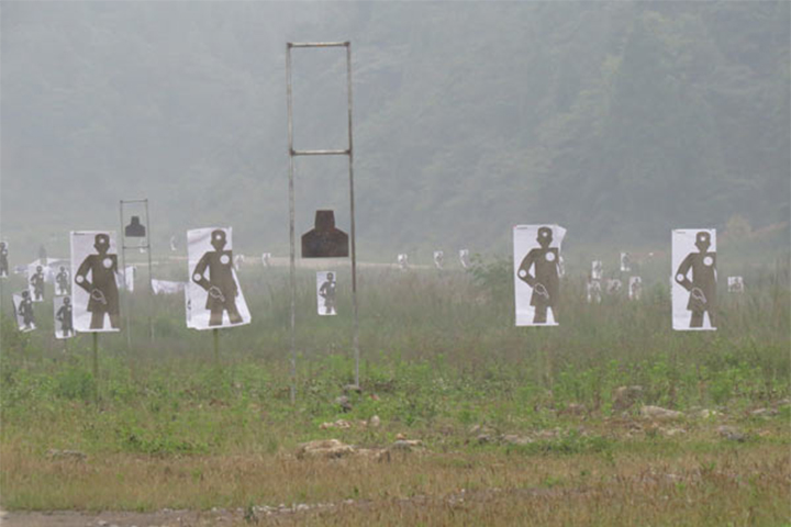 军训基地射击训练场