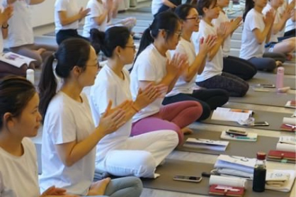 北京一伽一瑜伽学院课堂氛围