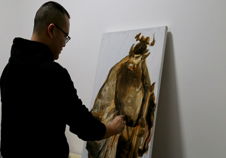 郑州岛国际艺术教育学员作品集创作场景