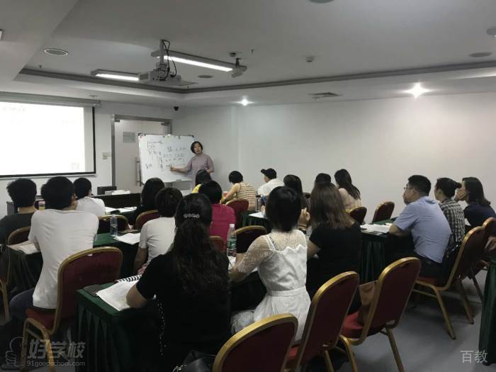老师上课讲学现场.