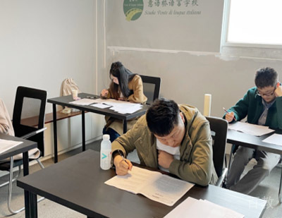 意语桥校区学员上课现场展示