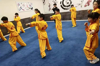 长沙新精武少儿武术_学员学习