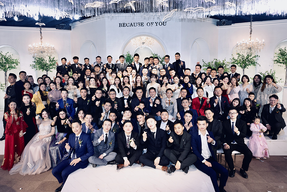 重庆爱可博衍婚礼学院_学员实践合影