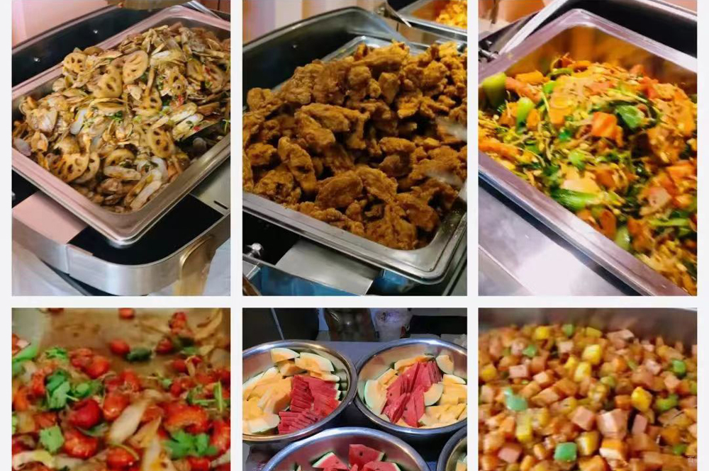 石家庄森林艺考文化课_学校食堂饭菜
