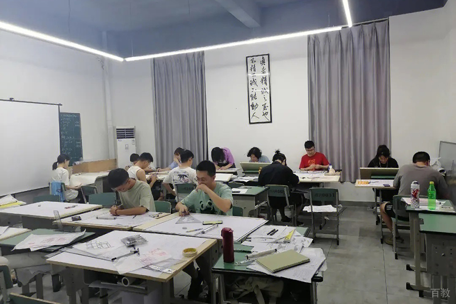 上课认真的学生