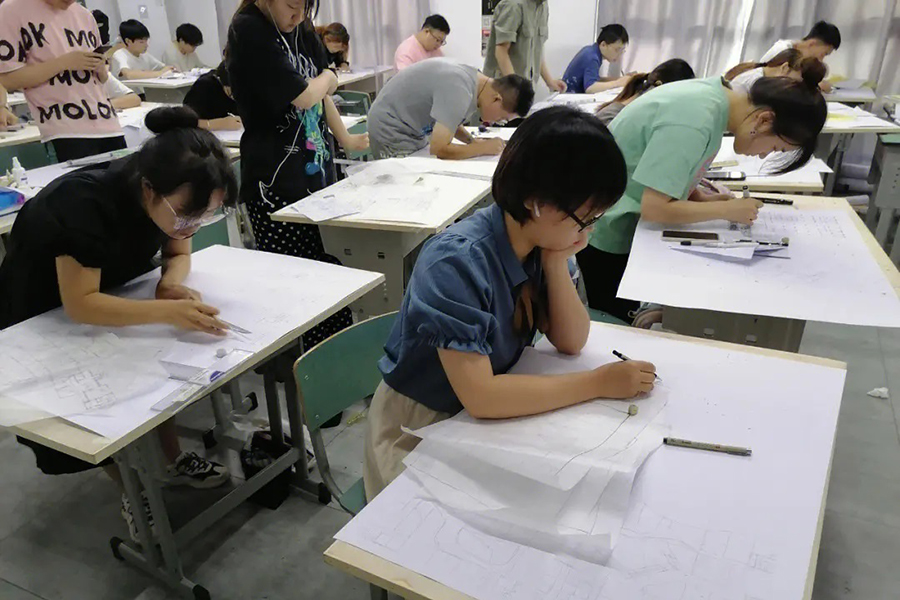 上海四方手绘学生课堂
