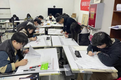 武汉四方手绘校区学员上课场景展示