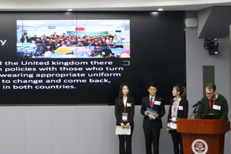北京第二外国语学院国际本科_学员课堂发表