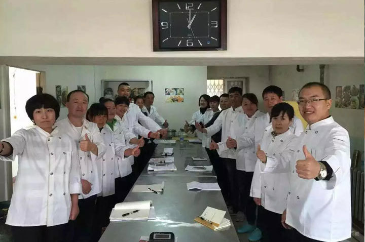 老师合照环境