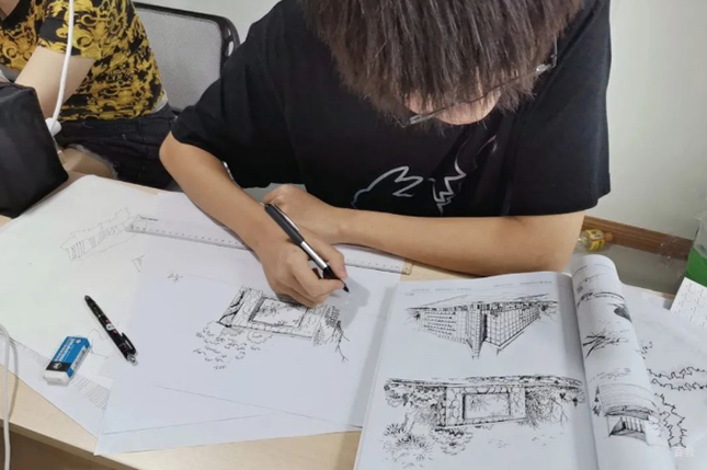 大连四方手绘考研_学校相册