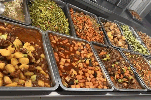 郑州智考教育_食堂餐环境