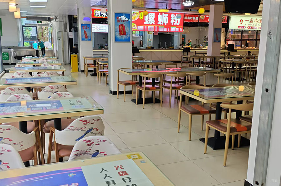学校食堂环境