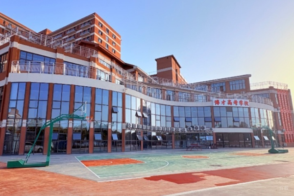 武汉博才高考_校园环境展示