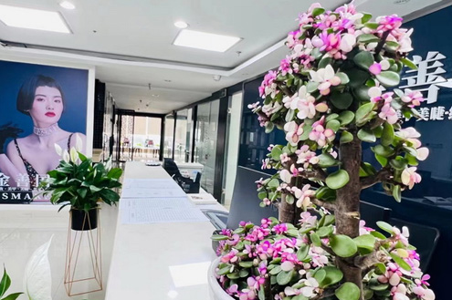 上海金善化妆学校_学校前台