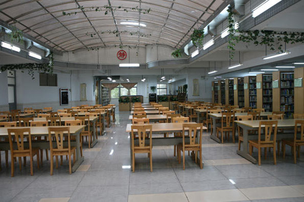 学校图书馆环境