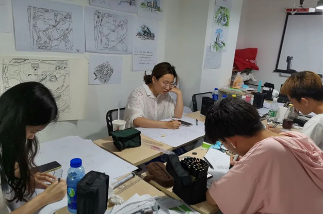 哈爾濱四方手繪考研_學習環境