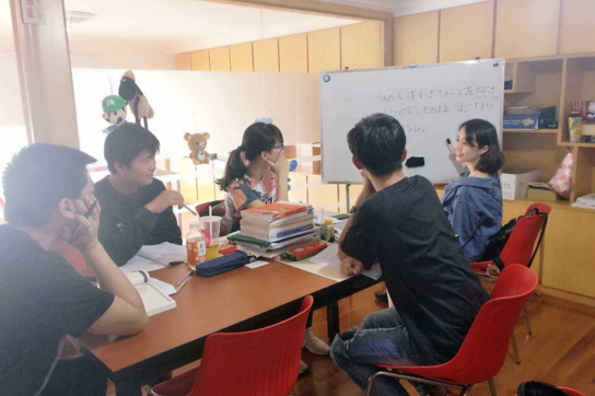 上海千羽鹤日本语_教室环境图片