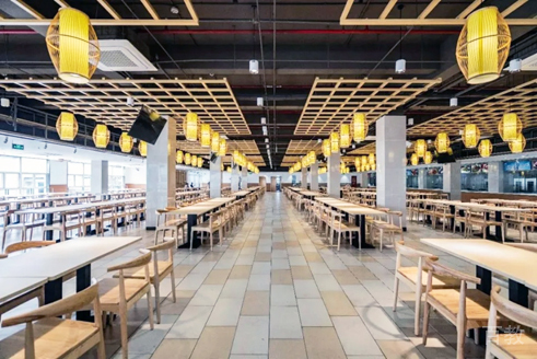 上海同济大学国际本科食堂环境图片
