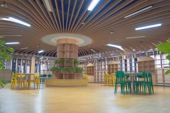深圳美中国际学校DSE_ 学校图书馆环境