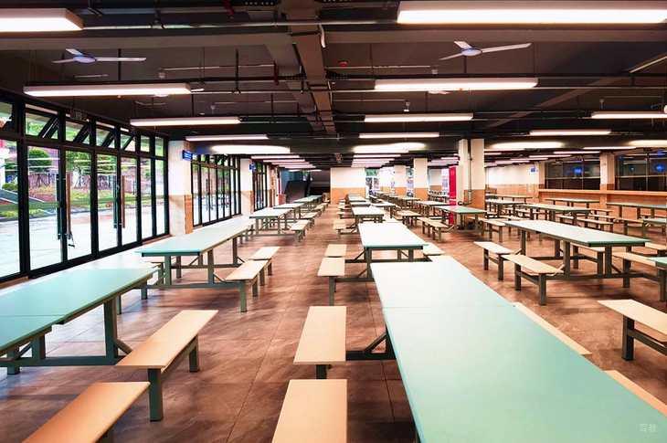 成都市青白江区鸿鹄高级中学_食堂相册